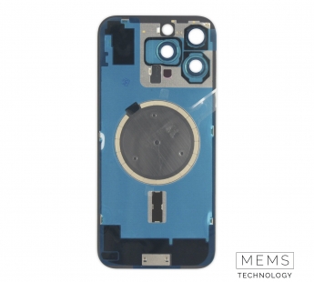 Задняя крышка (стекло) в сборе с рамкой iPhone 16 Pro Max Оригинал (Desert Titanium)#2150515