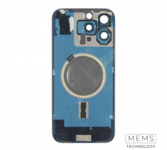 Задняя крышка (стекло) в сборе с рамкой iPhone 16 Pro Max Оригинал (White Titanium)#2150519