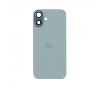 Задняя крышка (стекло) в сборе с рамкой iPhone 16 Оригинал (Teal)#2148213