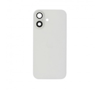 Задняя крышка (стекло) в сборе с рамкой iPhone 16 Оригинал (White)#2148215