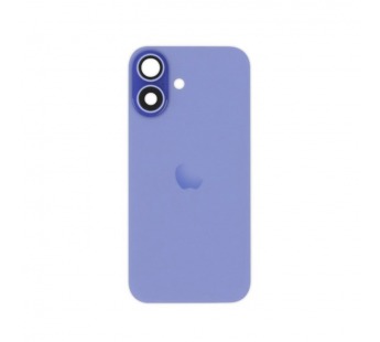 Задняя крышка (стекло) в сборе с рамкой iPhone 16 (Снятый) (с NFC) (Ultramarine)#2148228