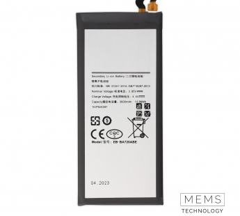 Аккумулятор Samsung Galaxy A7 (2017) (SM-A720F) EB-BA720ABE 3600mAh VoltPack#2152842