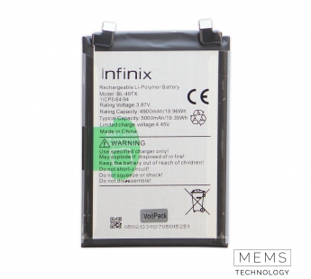 Аккумулятор Infinix Note 30 5G/ Note 30 (X6833B) (BL-49TX) 4900/5000 mAh VoltPack#2151647