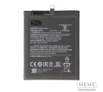 Аккумулятор Xiaomi Redmi 6 / 6A (BN37) 2900/3000mAh VoltPack#2152719