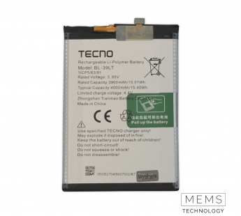 Аккумулятор Tecno Spark 4 / Camon 12 (BL-39LT) 4000mAh VoltPack#2152895