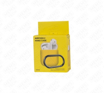 Силиконовый чехол AirPods 2 Hang Case (Yellow)#2181263