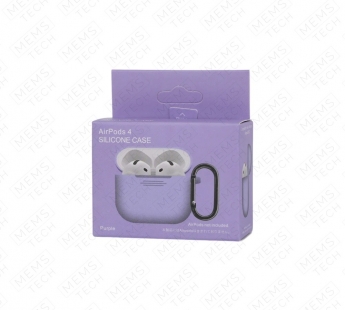 Силиконовый чехол AirPods 4 Silicone case (Purple)#2180842