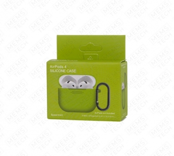 Силиконовый чехол AirPods 4 Silicone case (Spearmint / Зеленый)#2181264