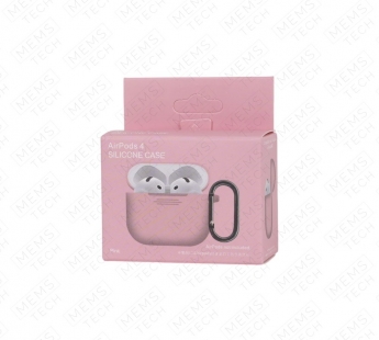 Силиконовый чехол AirPods 4 Silicone case (Pink)#2181292
