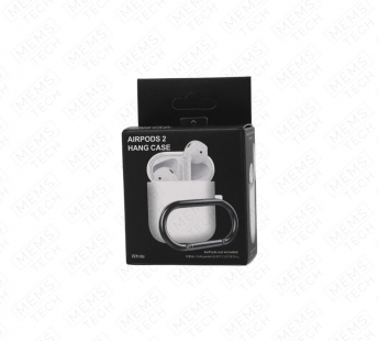 Силиконовый чехол AirPods 2 Hang Case (White)#2181293