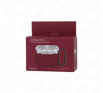 Силиконовый чехол AirPods Pro 3 Protective case (Crimson / Малиновый)#2181316