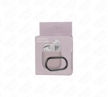 Силиконовый чехол AirPods 2 Hang Case (Pink sand)#2181262