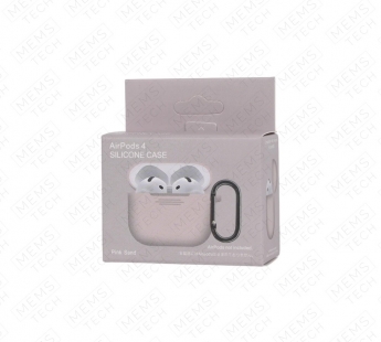 Силиконовый чехол AirPods 4 Silicone case (Pink sand)#2180898