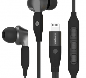 Наушники MangoTek JZHPA31 (Apple MFI) Lightning StarTag (Black)#2151698