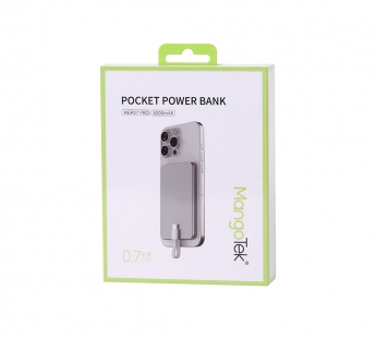 Внешний аккумулятор MangoTek MGP07 Pro (5000mAh) (Silver)#2151677