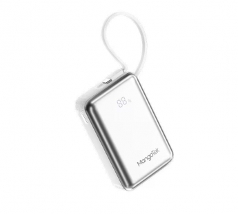 Внешний аккумулятор MangoTek CP02C PRO (20000mAh) (65W) (Встроенный кабель) (White)#2151781