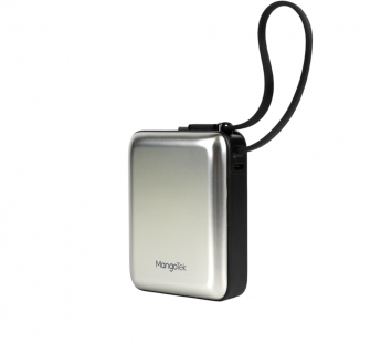 Внешний аккумулятор MangoTek CP02C (10000mAh) (30W) (Встроенный кабель USB-C) (Black)#2152584