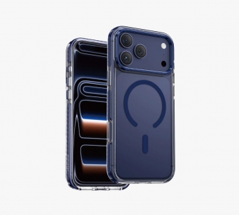 Чехол Keephone X-Crystal MagSafe iPhone 17 Pro (Deep Blue)#2183819