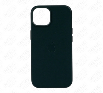 Чехол Кожаный MagSafe iPhone 14 OR (№6) (Лесной Зеленый)#2181092