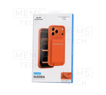 Чехол Keephone Kevlar Suedea MagSafe iPhone 17 Pro (Cosmic Orange)#2154438