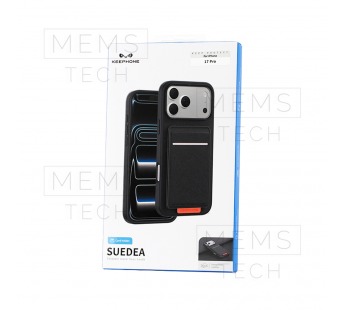 Чехол Keephone Kevlar Suedea MagSafe iPhone 17 Pro (Black)#2154437