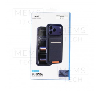 Чехол Keephone Kevlar Suedea MagSafe iPhone 17 Pro (Deep Blue)#2154436