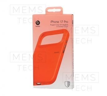 Чехол Beats rugged case MagSafe & Camera control 17 Pro (Оранжевый)#2180844