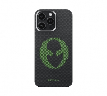 Чехол PITAKA Classic Case iPhone 15 Pro (Alien)#2159008