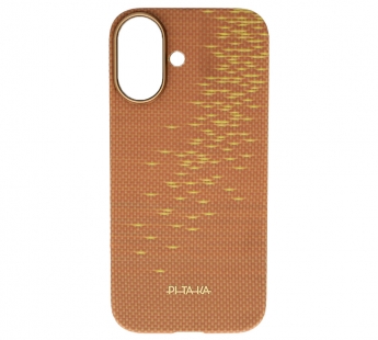 Чехол PITAKA Glints of Gold Ultra-Slim Case iPhone 17 (Golden Glint) (PitaTap)#2159075