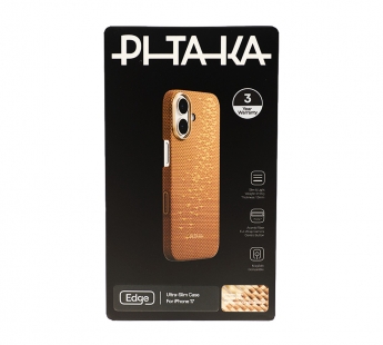 Чехол PITAKA Glints of Gold Ultra-Slim Case iPhone 17 (Golden Glint) (PitaTap)#2159076