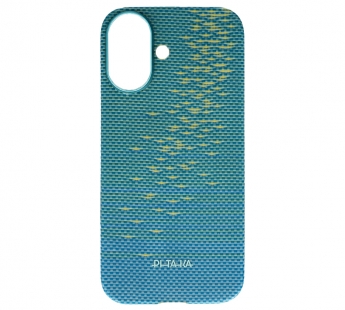 Чехол PITAKA Glints of Gold Ultra-Slim Case iPhone 17 (Lucid Blue) (PitaTap)#2159077