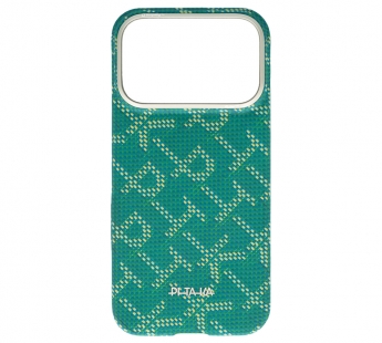 Чехол PITAKA Monogram Ultra-Slim Case iPhone 17 Pro (Gold/Green) (PitaTap)#2159094