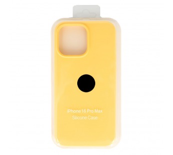 Чехол Силиконовый iPhone 16 Pro Max (№4) (Желтый)#2150726