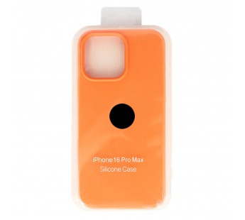 Чехол Силиконовый iPhone 16 Pro Max (№66) (Оранжевый)#2150788
