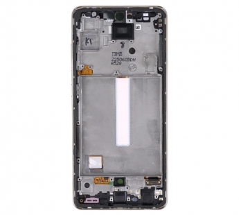 Дисплей Samsung Galaxy A52 / A52 5G / A52s (A525) Сервисный Оригинал (В рамке) (Серебро)#2180934