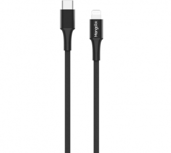 Кабель MangoTek MCA20C (Apple MFI) (USB-C / Lightning) (Нейлон) (Black)#2149689
