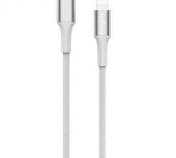 Кабель MangoTek MCA20C (Apple MFI) (USB-C / Lightning) (Нейлон) (White)#2149691