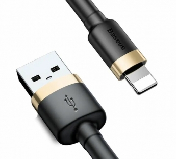 Кабель Baseus cafule (USB - Lightning) (1.5A) (2m) (Золото/Черный)#2149768