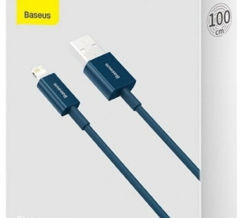 Кабель Baseus Superior Series (Быстрая зарядка) (USB - Lightning) (2.4A) (1m) (Синий)#2151690