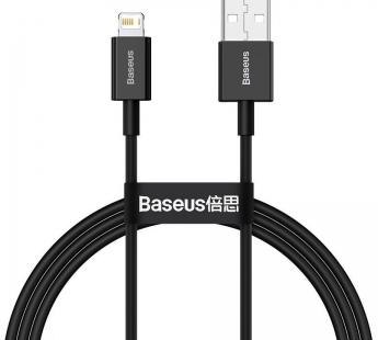 Кабель Baseus Superior Series (Быстрая зарядка) (USB - Lightning) (2.4A) (2m) (Черный)#2149799