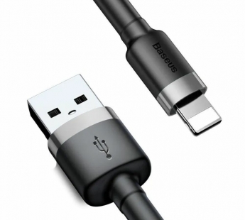 Кабель Baseus cafule (USB - Lightning) 1.5A (2m) (Серый/Черный)#2149772