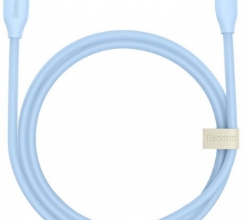 Кабель Baseus Jelly Liquid Silica Gel (Быстрая зарядка) (USB-C / Lightning) (20W) (2m) (Синий)#2151709