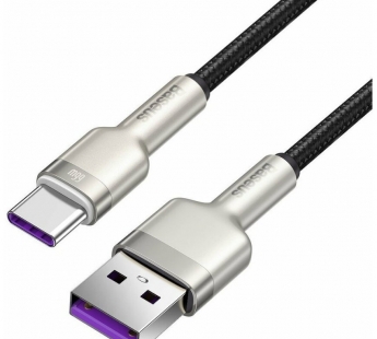 Кабель Baseus Cafule Series Metal Data (USB-A / USB-C) (66W) (1m) (Черный)#2149780