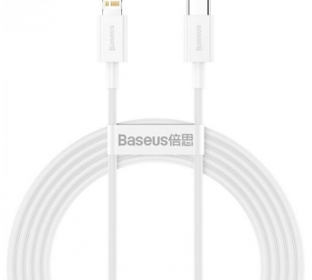 Кабель Baseus Superior Series (Быстрая зарядка) (USB-C / Lightning) PD 20W (2m) (Белый)#2151711