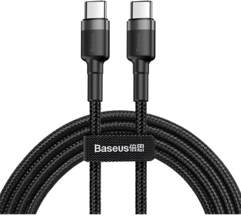 Кабель Baseus Cafule (USB-C / USB-С) PD2.0 60W flash charging  (20V 3A) (1m) (Красный/Черный)#2149778