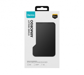 Чехол-бумажник Benks ArmorGo MagSafe Kevlar (600D)#2150310
