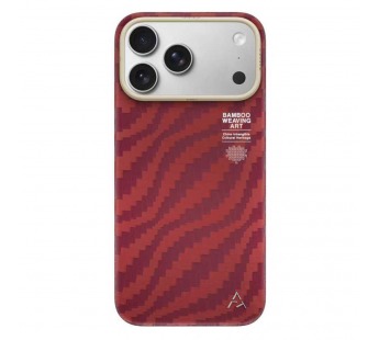 Чехол Airity Bamboo Shadow Orient iPhone 17 Pro (Claret Red)#2150522