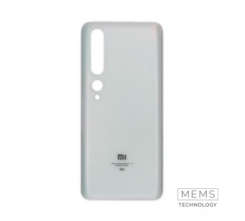 Задняя крышка Xiaomi Mi 10 5G (M2001J2G) / Mi 10 Pro (M2001J1G) (Белый) Premium#2169325
