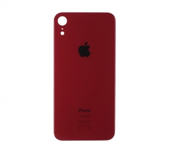 Задняя крышка (стекло) Узкий вырез iPhone XR (Red)#2182388