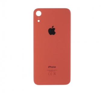 Задняя крышка (стекло) Узкий вырез iPhone XR (Coral)#2183381